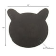 thumbnail image 2 of Braided Cotton Cat Shape Mat Black 16 X 16, 2 of 3