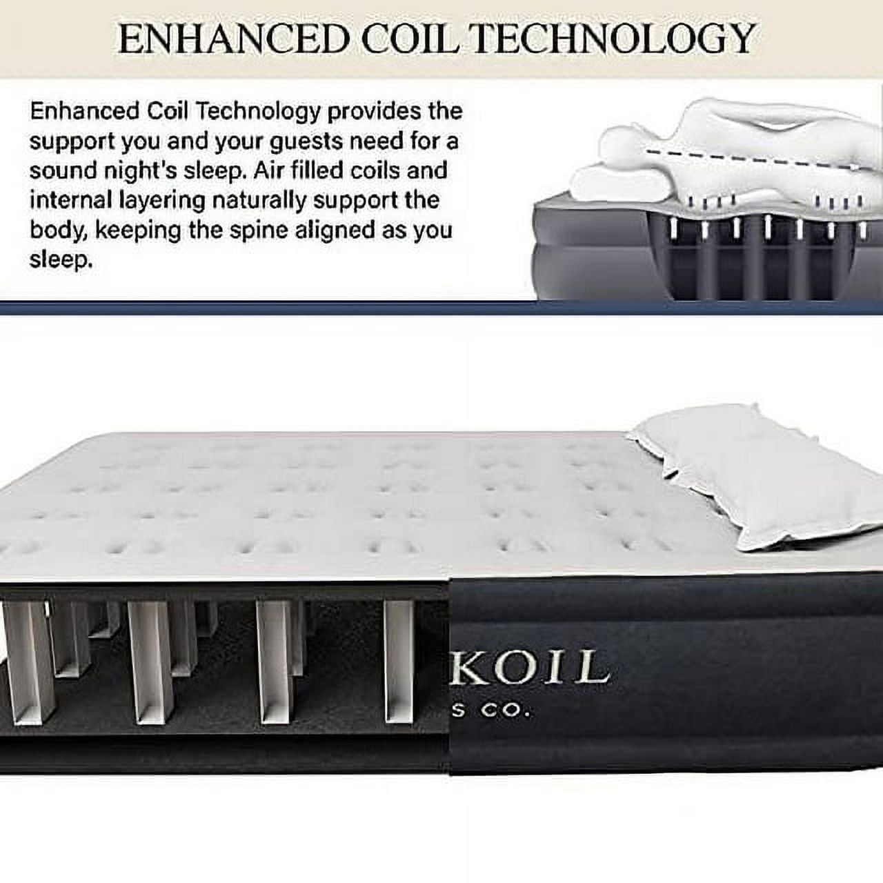 King Koil 20in California King Luxury Raised Air Mattress with