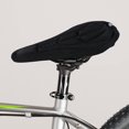 thumbnail image 2 of Funda de sillín de bicicleta Cojín suave 3D SSuperp negro, 2 of 5