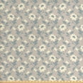 thumbnail image 1 of Floral Fabric by the Yard, Blooming Petals Bouquet Shabby Form Style Feminine Pattern Abstract Nature, Upholstery Fabric for Dining Chairs Home Decor Accents, Ivory Tan Blue Grey by Ambesonne, 1 of 4