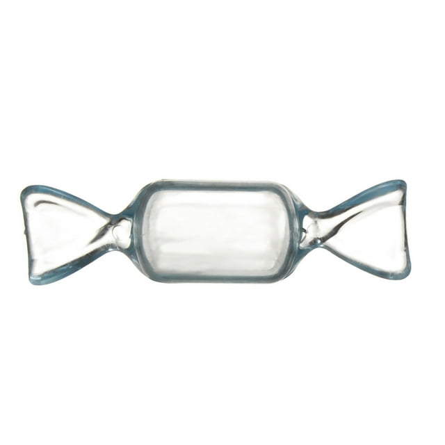 Boîte à Bijoux en Forme de Bonbon, Boîte de Rangement Innovante Transparente pour Boucles d'Oreilles Bonbons Bagues Perles