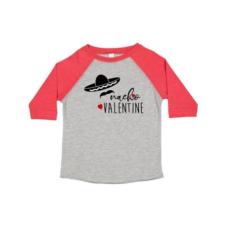 

Inktastic Funny Nacho Valentine Sombrero Hat Mustache and Hearts Gift Toddler Boy or Toddler Girl T-Shirt