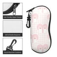 thumbnail image 5 of ZICANCN Sunglasses Soft Case, Pink Lovely Cat Paw Neoprene Zipper Eyeglass Case for Men Women, 5 of 9