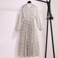 thumbnail image 2 of Retro Irregular Plus Size Chiffon Dress Female Spring And Autumn Skirt, 2 of 9