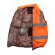 thumbnail image 2 of Chaleco refrescante de verano con ventilador, aire acondicionado, banda reflectante, recargable, ropa de trabajo, 5 V, fluorescente, naranja, XL, 2 of 14