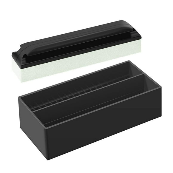 Seitruly Kit de mantenimiento fácil del vello de la barba para el lavabo de limpieza de hombres Herramienta para el lavabo de la barba Recortes masajeadores