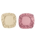 thumbnail image 2 of 2 fundas para sillas, color liso, extraíbles, para sillas de comedor. beis rosa, 2 of 2