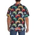 thumbnail image 3 of Fotbe Retro Video Game Camisa Estampada de Manga Corta para Hombre, Casual de Verano, Estilo Playero, Sin Arrugas-3X-Large, 3 of 5