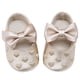 thumbnail image 2 of 1 par de zapatos para bebés y niños pequeños, patrón de corazón, zapatos de bebé con lazo bordado, Bowknot Prewalker (dorado, 12 cm de longitud 5US 4UK 20.5EU 4.716 pulgadas), 2 of 5