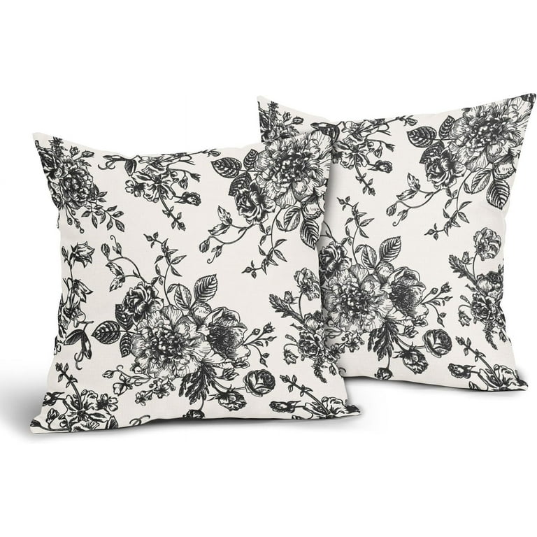 Black And White Vintage Design Throw Pillow Black And White Vintage Design Throw Pillow