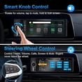 thumbnail image 5 of Single Din Car Stereo with Apple CarPlay & Android Auto, 6.36 Inch HD Touch CarPlay Screen, Backup Cam,Bluetooth, USB Type-C, SWC, EQ, FM Radio (with External Mic), 5 of 8