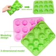 thumbnail image 4 of 2 Colors Soap Mold Silicone Soaps, Silicone Flower Shape Baking Mold, Excellent Choice For Diy Production, Safe, Durable And Easy To Clean, 4 of 4