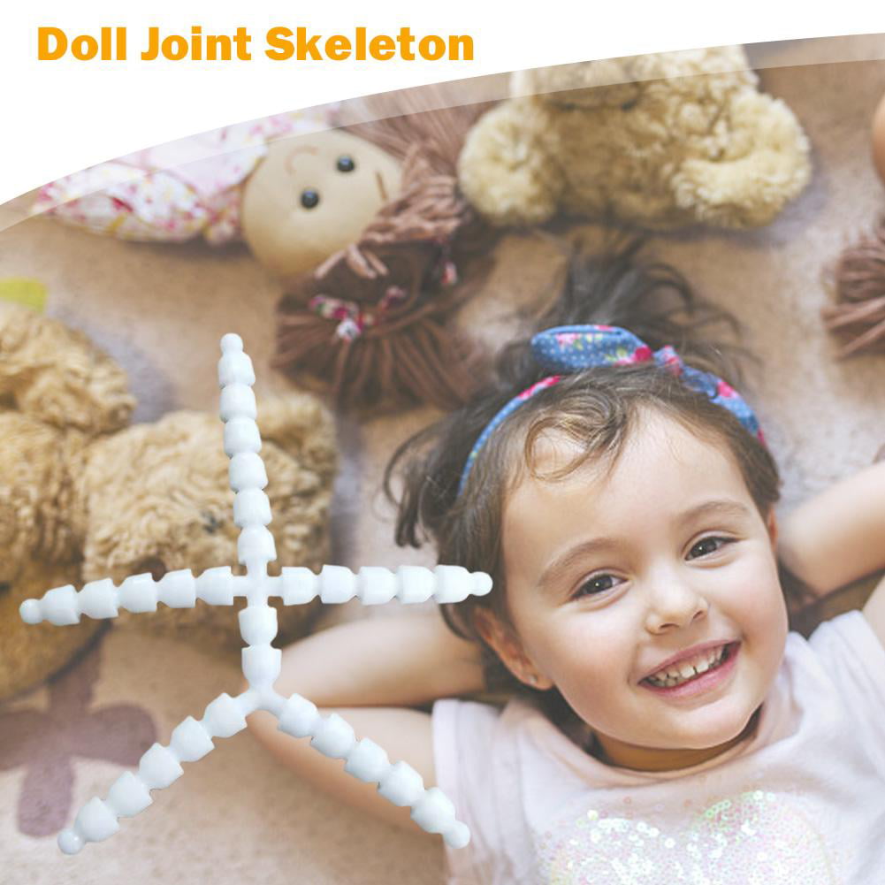 20/15CM Doll Skeleton Joint Plush Toy DIY Socket Flexible Armature Doll!  V4T4