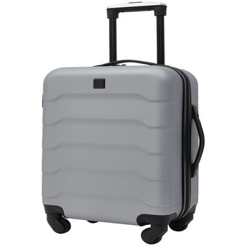 Protege 20" Hard-Side Rolling Carry-on with 4-Wheels Spinner - Silver