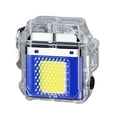 thumbnail image 2 of Rechargeable Windproof Lighter with USB-C Charging & Flashlight for Camping, Candles, and Outdoor Use, 2 of 7