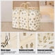 thumbnail image 4 of Bolsa de almacenamiento resistente con asas reforzadas, ropa y organizador de colchas sobredimensionadas, doble cremallera engrosada para mudar y empaquetar, impermeable, 80x50x25cm, 4 of 7