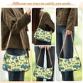 thumbnail image 4 of FORMRS Womens Shoulder Bag with Chain Strap Clutch Purse Cute Tote Handbag, Yellow Summer Pattern, 4 of 7
