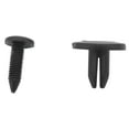 thumbnail image 2 of 50pcs 6mm Plastic Push Type Rivet Bumper Pin Clips,50(+/-2%) x Plastic Rivet Fastener,Black, 2 of 5