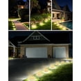 thumbnail image 3 of BLITZWILL Solar Ground Lights Outdoor, 12 Pack Bright LED Solar Pathway Lights Waterproof for Landscape Decoration, Deck Lighting for Garden Walkway Driveway (Warm White), 3 of 8