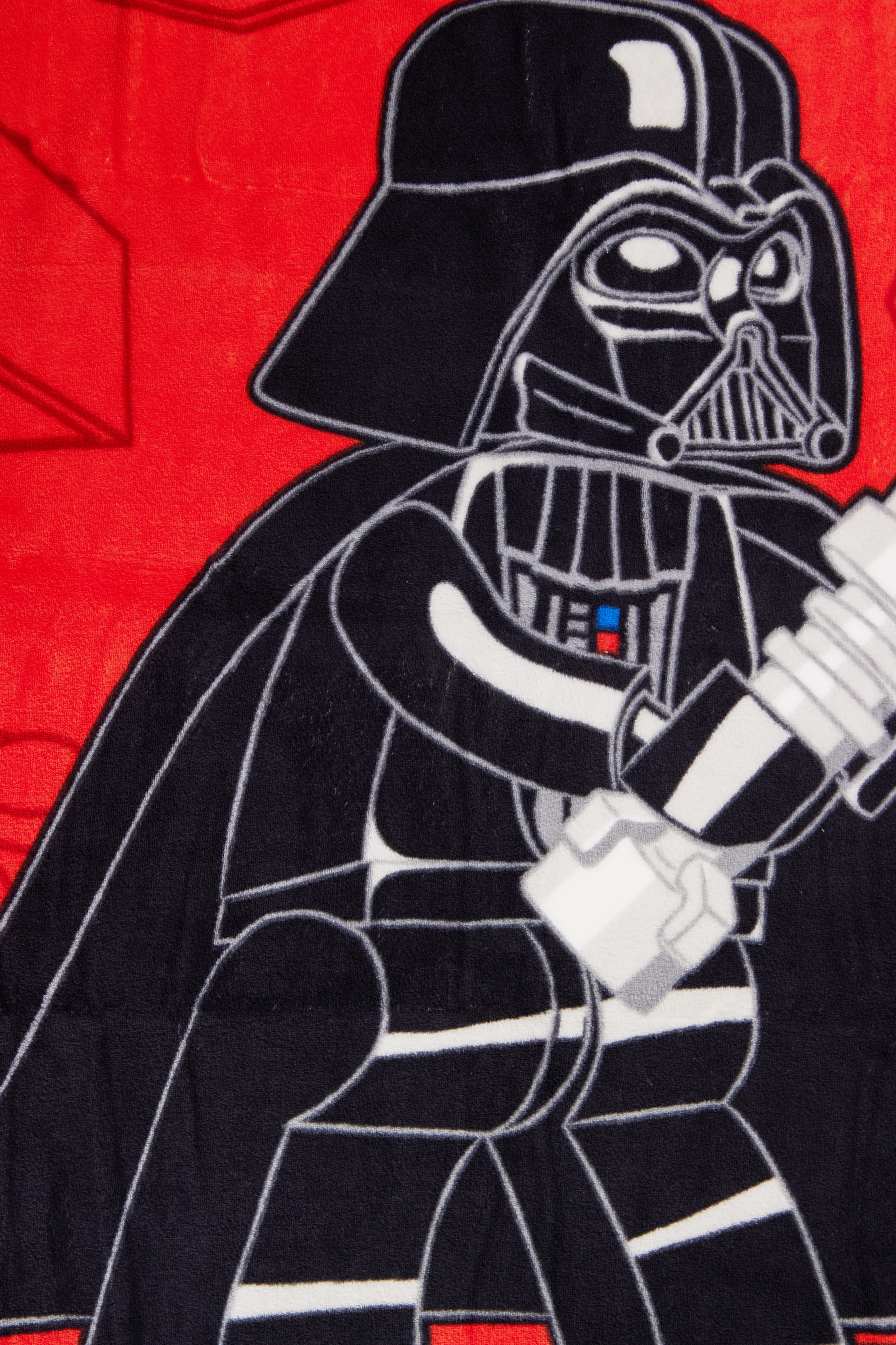 LEGO® Star Wars Kids Throw Blanket, Soft Coral Fleece, Red, 46" x 60"