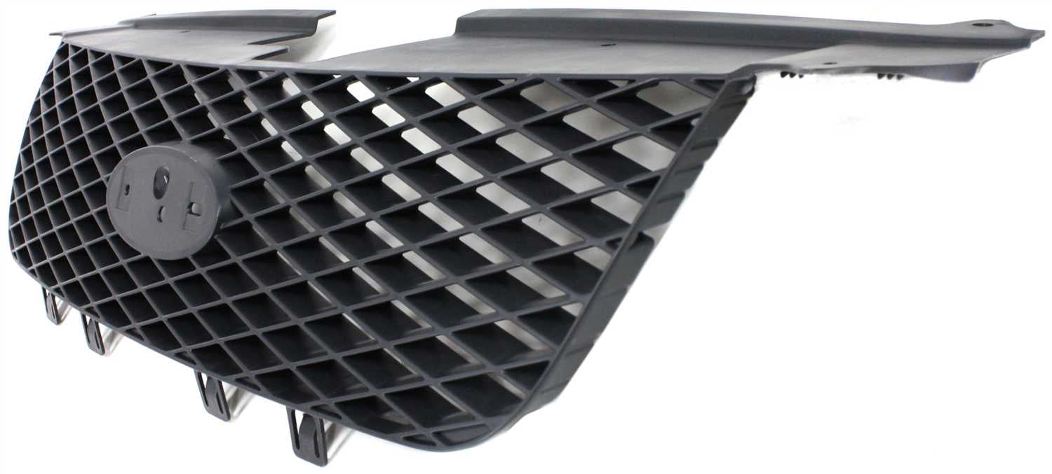 Grille Assembly Compatible With 2005-2007 Ford Freestyle Dark Gray Shell and Insert