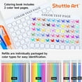 thumbnail image 6 of Shuttle Art Gel Pens, 120 Pack Gel Pen Set Packed in a Box, 60 Unique Colors with 60 Refills for Adults Coloring Books Drawing Doodling Crafts Scrapbooking Journaling, 6 of 8