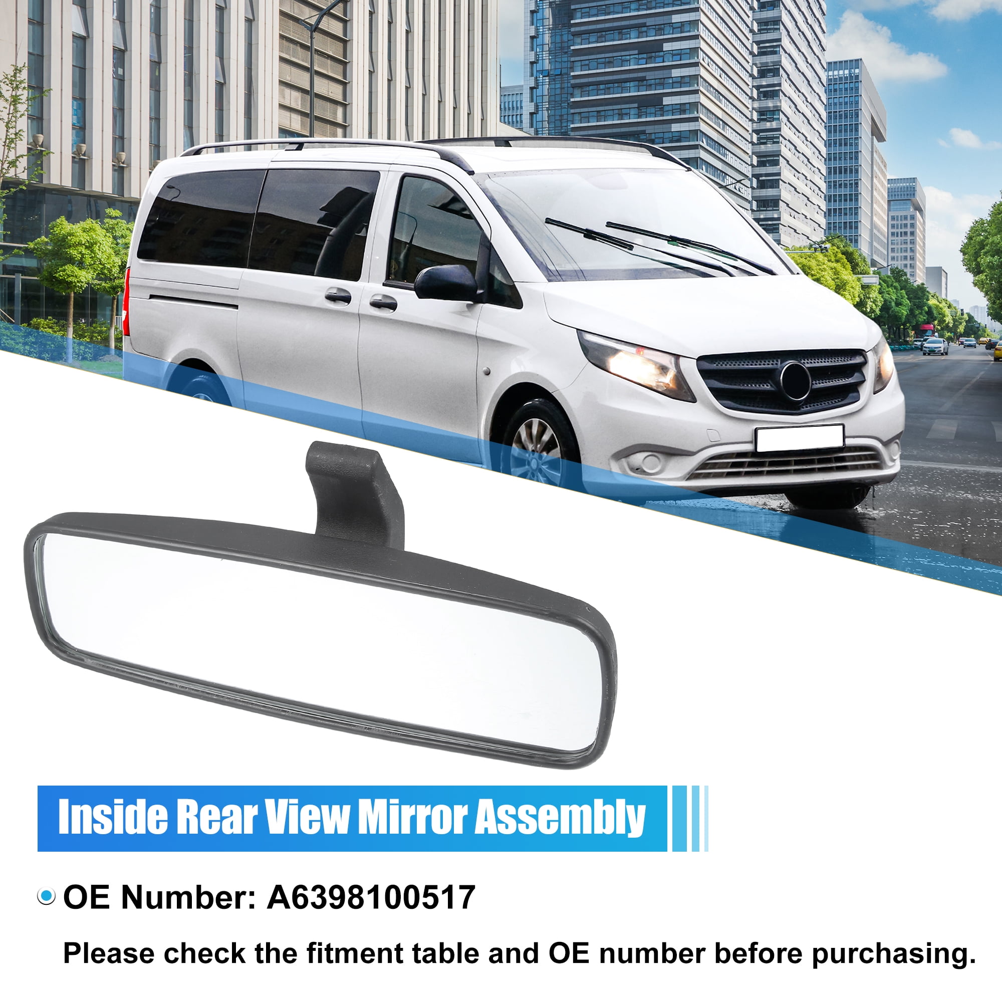 Unique Bargains Car Rear View Mirror for Mercedes-Benz Metris 2016-2019 and Sprinter Model