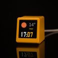 thumbnail image 3 of QualitChoice Temperature-Sensitive Smart Weather Clock Desktop Station Wifi silvery, 3 of 6