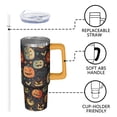 thumbnail image 3 of 30oz Halloween Tumbler with Handle – Skeleton Witch Skull Drinkware with Lid and Straw – Horror Travel Cup – Party Gifts Coffee Mug, 3 of 5