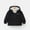 Black, variant on Windproof Jacket Kids Boys Lined Thickened Windbreaker Jacket with Hood Hoodie Zip Up Lightweight Jacket Fall Coat Kids Girls Clothing 3-4 Years