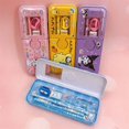 thumbnail image 2 of Estuche para lápices sanrio kawaii de Anime My Melody Kuromi, juego de borrador de lápiz, regalos para estudiantes, escuela, oficina, papelería, caja de lápices, 2 of 4