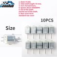 thumbnail image 3 of 10pcs 20000RPM FC280 6mm Knurl Shaft Micro Tailgate Lock Door Lock DC Motor -, 3 of 4