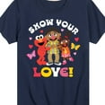 thumbnail image 3 of Sesame Street - Show Your Love - Toddler and Youth Short Sleeve Graphic T-Shirt, 3 of 5