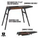 thumbnail image 4 of Blackstone - Soporte universal para plancha con pierna ajustable y estante lateral, hecho para adaptarse a mesa de propano de 17 o 22 pulgadas, acces, 4 of 6