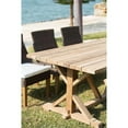 thumbnail image 2 of Padma's Plantation Xena Wood Patio Dining Table in Natural, 2 of 6