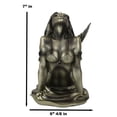 thumbnail image 2 of Ebros Aged Bronze Resin Seductive Siren of The Seas Mermaid Statue 7"H Figurine, 2 of 10