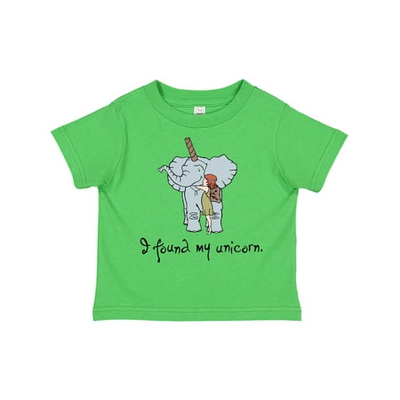 

Inktastic I Found My Unicorn Gift Toddler Boy or Toddler Girl T-Shirt