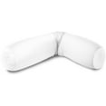 thumbnail image 3 of Living Health Products LRGMBR-White-09 Microbead Body Pillow White - Mooshi Squishy Soft Cover, 3 of 6