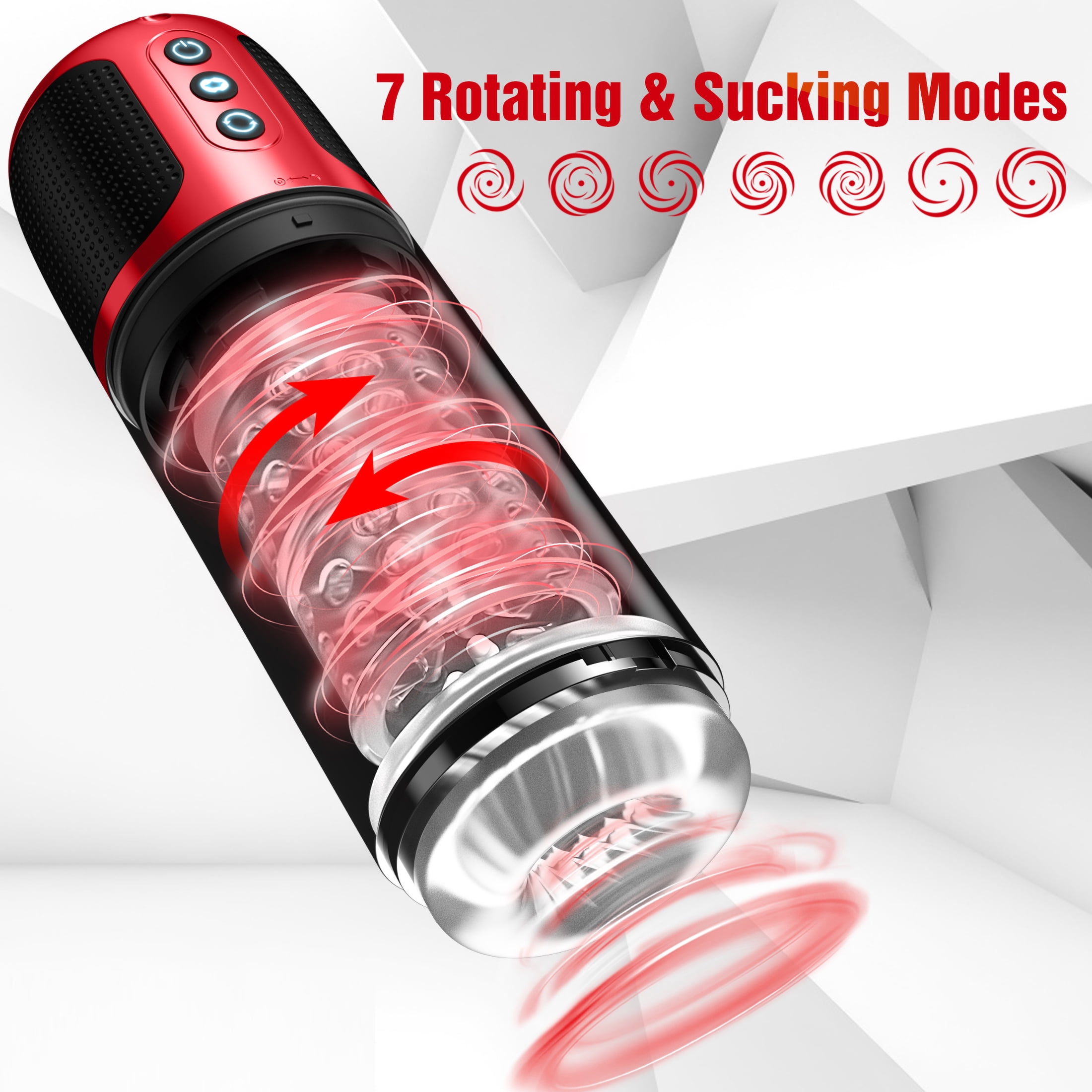 NCTTRP Automatic Sucking Rotating Male Masturbator Cup with 7 Rotating &  Vacuum Suction Modes, Full Waterproof ,Adult Sex Toys for Men - Walmart.com