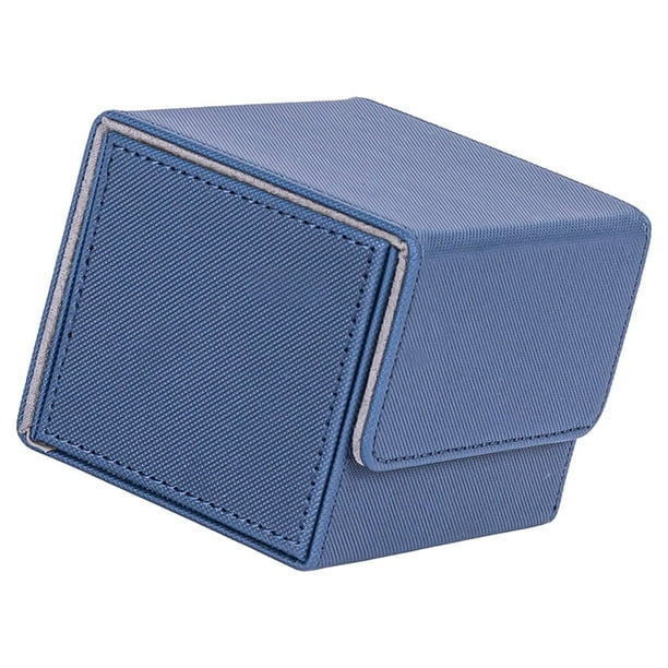Trading Card Deck Boxes, PU Leather Gaming Card Holder Storage Box Organización para , Basketball Card, Gaming Cards G Macarena Estuche de baraja de cartas
