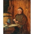 thumbnail image 3 of Eduard von Grützner 12x14 Black Modern Framed Museum Art Print Titled - Breastfeeding (1884), 3 of 5