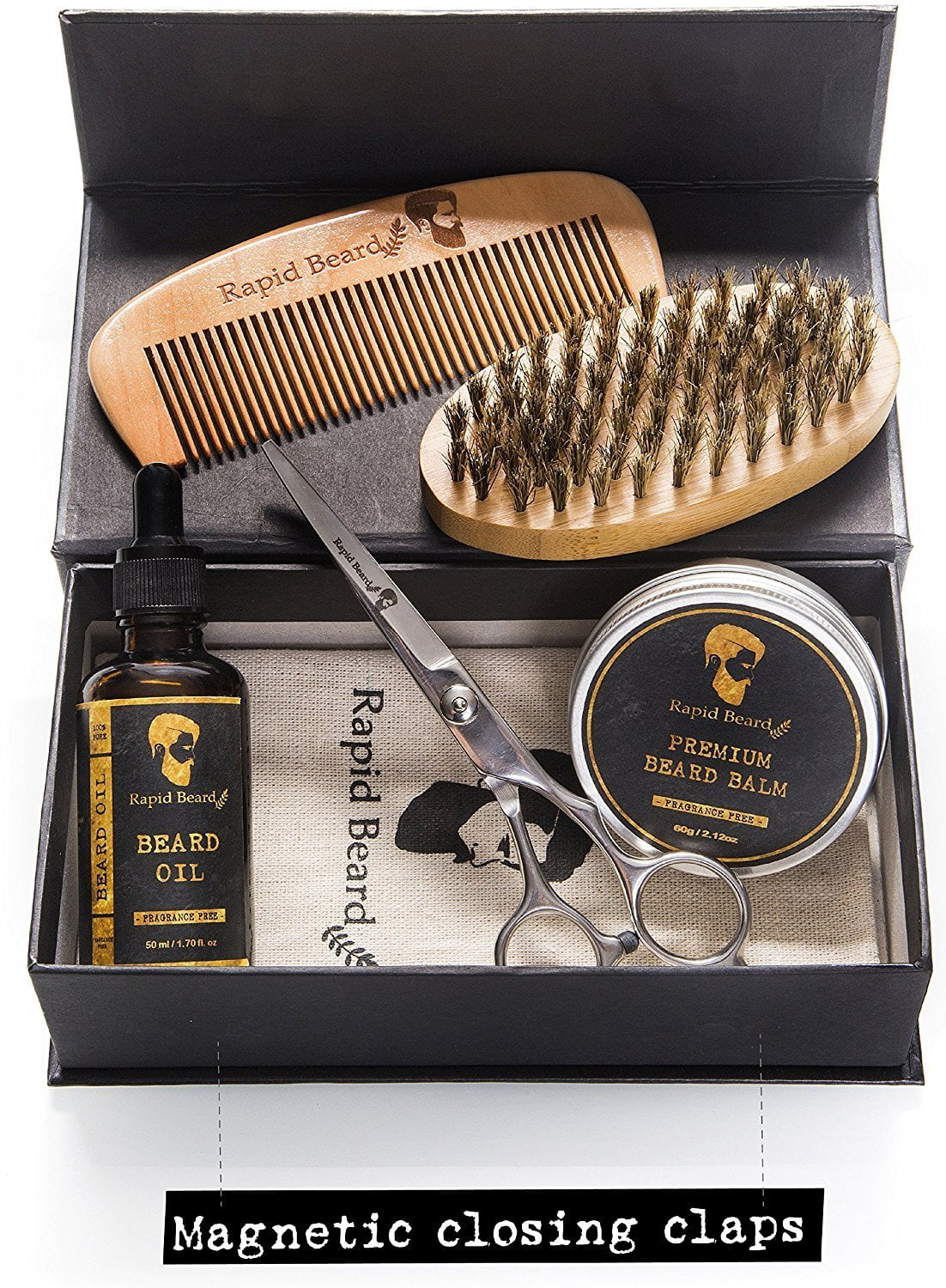 beard grooming & trimming kit for men care