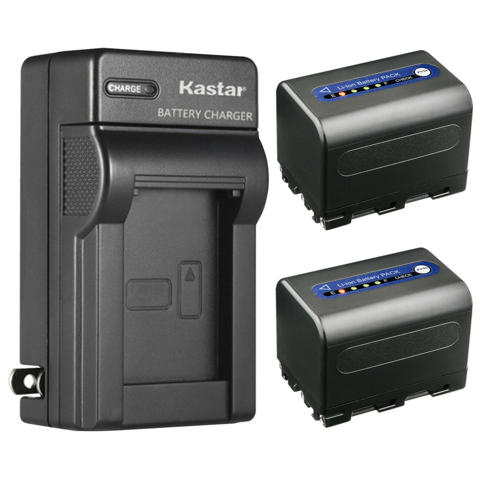 Kastar 2-Pack Battery and AC Wall Charger Replacement for Sony CCD-TRV250 CCD-TRV308 CCD-TRV318 CCD-TRV328 CCD-TRV338 CCD-TRV350 CCD-TRV408 CCD-TRV418 CCD-TRV428 CCD-TRV438 CCD-TRV608