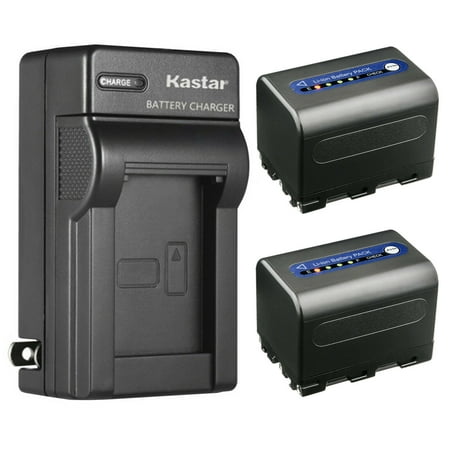 Kastar 2-Pack Battery and AC Wall Charger Replacement for Sony CCD-TRV255 CCD-TRV260 CCD-TRV265 CCD-TRV300 CCD-TRV325 CCD-TRV330 CCD-TRV340 CCD-TRV350 CCD-TRV355 CCD-TRV360 CCD-TRV380