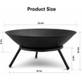 thumbnail image 3 of Amagabeli 24.02 x 24.02 Rectangle Metal Fire Pit with No Need to Install, 3 of 4