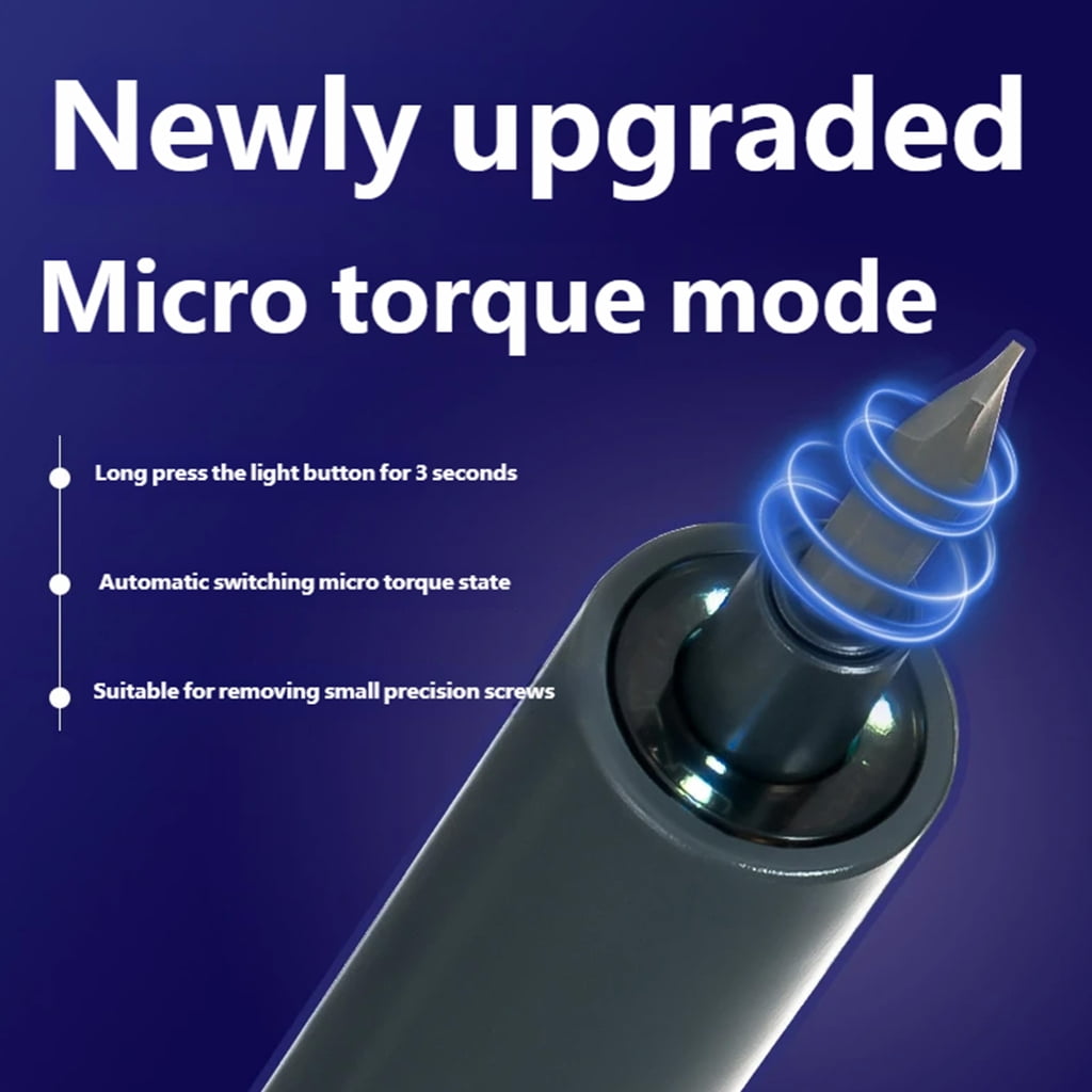 28 In 1 Electric Screwdriver Set Rechargeable Lithium Batteries USB Charging Mini Portable Screwdriver Kit With LED Light For Home Repair