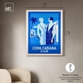thumbnail image 4 of Blue Havana Nights Canvas Print Retro Fashion Decor by Art Remedy, Gallery Wrapped, 36 x 45, 4 of 6