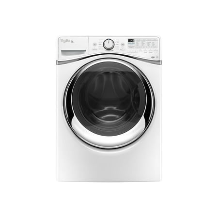 Whirlpool Duet WFW97HEDW - Washing machine - freestanding - height: 39 in - front loading - 4.5 cu. ft - white