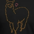 thumbnail image 3 of CafePress - Cute Alpaca Mens Tri Blend T Shirt - Mens Tri-blend T-Shirt, 3 of 4