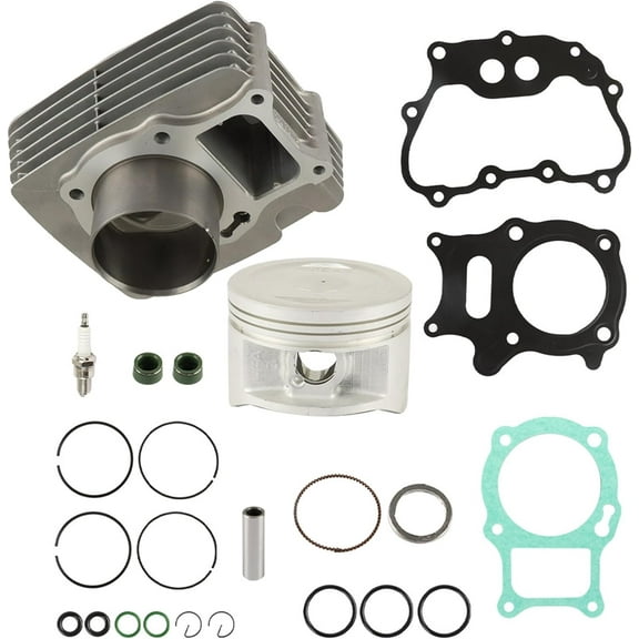 LABLT Top End Kit Cylinder Piston Gasket Replacement for Honda Recon 250 Sportrax 250 TRX250 2002-2022 12191-HM8-000 13011-HM8-003